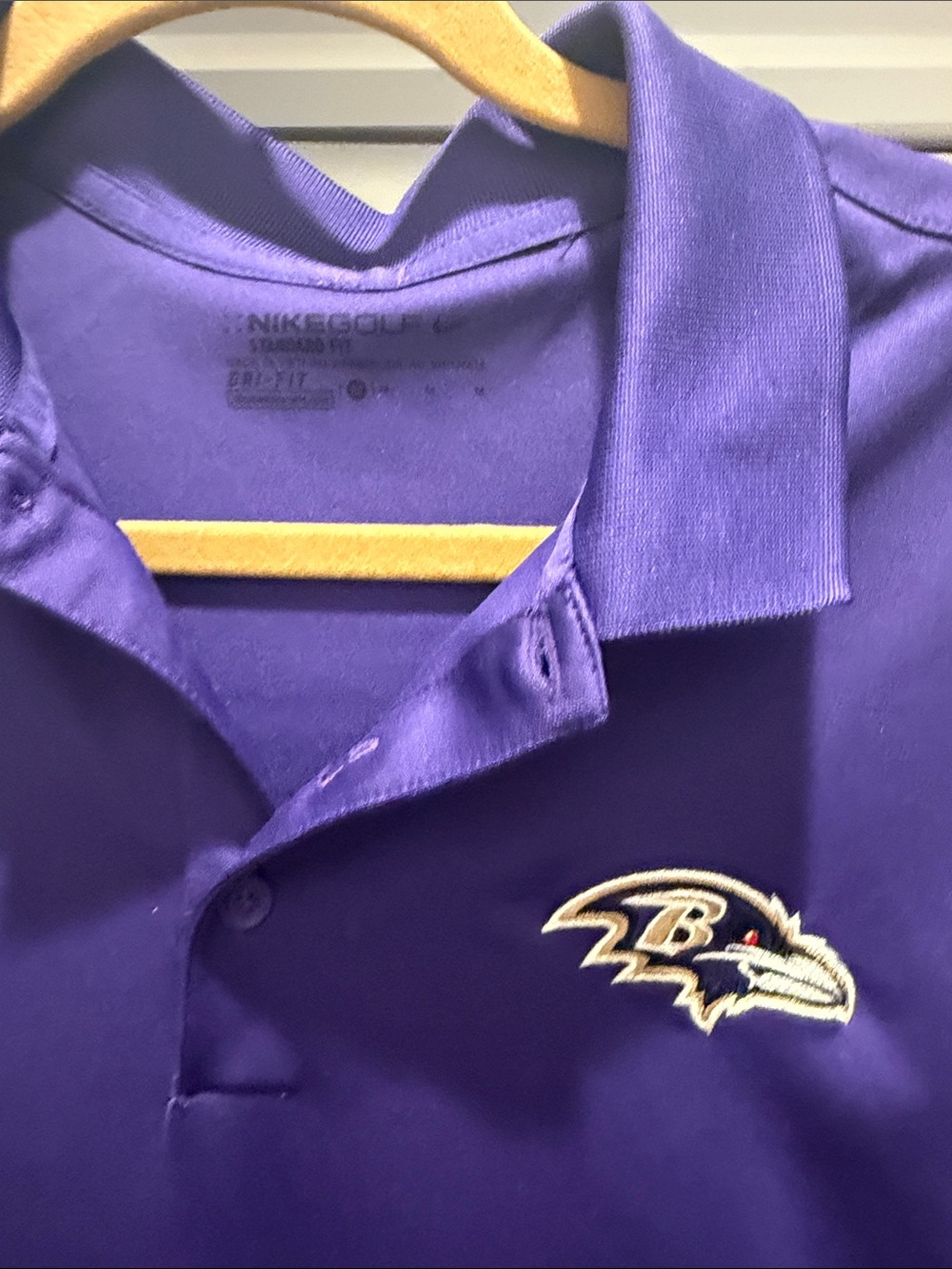 Nike Men’s Purple Baltimore Ravens Polo Shirt